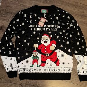 Ugly Christmas sweater men new medium